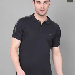 Force NXT Pack Of 2 Anti Viral Anti Odour Cool Collared Polo Sports Solid T-Shirts image 1