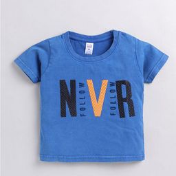 Nottie Planet Girls Typography Printed Pure Cotton T-shirt-picture-37