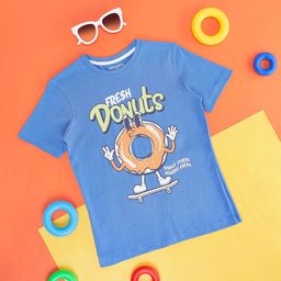 Pantaloons Junior Boys Graphic Printed Round Neck Cotton T-shirt-picture-49