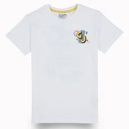 Gini and Jony Boys Printed Applique T-shirt image 1