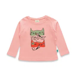 JusCubs Infant Girls Printed Cotton T-shirt-image-88