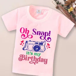 Babywish Kids Typography Printed Round Neck Cotton Relaxed Fit T-shirt-picture-15
