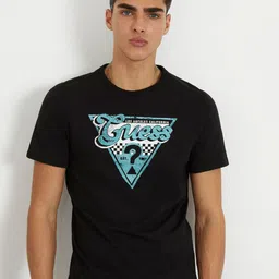 GUESS Men Printed Applique T-shirt-picture-37