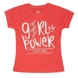 DYCA Girls Typography Printed Cotton T-shirt-picture-29