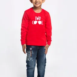 Friskers Boys Typography Printed Bio Wash Pure Cotton T-shirt-picture-39