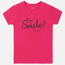 Bodycare Girls Typography Printed Applique T-shirt-picture-13