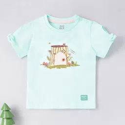 Ed-a-Mamma Baby Infants Girls Typography Printed Cotton T-shirt-picture-29