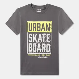 R&B Boys Typography Printed Cotton T-shirt-picture-36