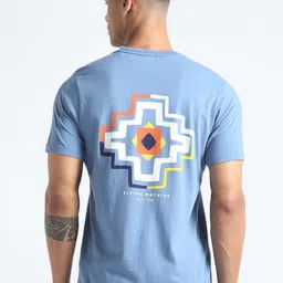 Flying Machine Graphic Printed Pure Cotton T-shirt-picture-14