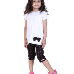 Yellow Apple Girls Solid Round Neck T-shirt-picture-28