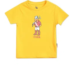 U.S. Polo Assn. Kids Boys Graphic Printed Pure Cotton T-shirt-picture-33