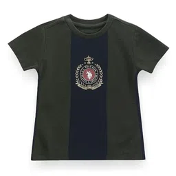 U.S. Polo Assn. Kids Boys Brand Logo Printed Cotton T-shirt image 1