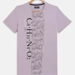 Octave Boys Purple Printed T-shirt-picture-44