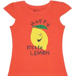 Bodycare Girls Printed Cap Sleeves Cotton T-shirt-picture-25