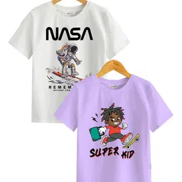 BAESD Boys Printed Extended Sleeves Applique T-shirt-picture-12