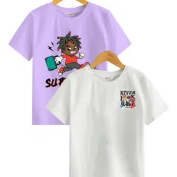 BAESD Boys Printed Extended Sleeves Applique T-shirt-picture-58