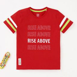 Ed-a-Mamma Boys Typography Printed Cotton T-shirt-picture-32