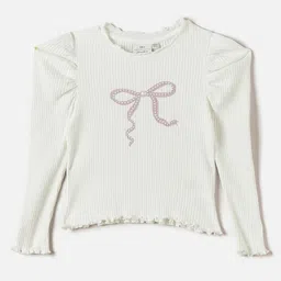 Juniors by Babyshop Girls Self Design Embellished Top-picture-39