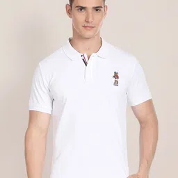 U.S. Polo Assn. Polo Collar Pure Cotton Slim Fit T-shirt-picture-25