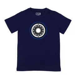Marvel by Wear Your Mind Boys Navy Blue Printed T-Shirt-picture-36