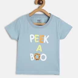 MINI KLUB Boys Typographic Printed Pure Cotton T-shirt-picture-28