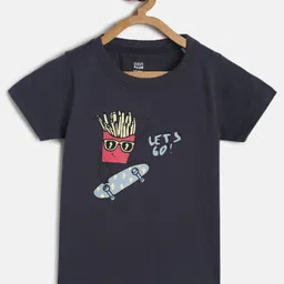 MINI KLUB Boys Blue Printed T-shirt-image-68