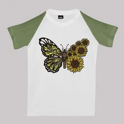 RISH Kids Printed Round Neck Short Sleeves Cotton T-shirt-image-71