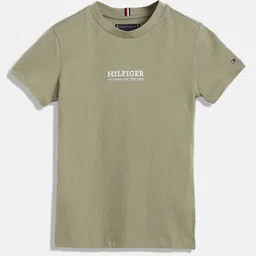 Tommy Hilfiger Boys Typography Printed Pure Cotton T-shirt-picture-11