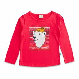 JusCubs Infant Girls Printed Cotton T-shirt-image-40