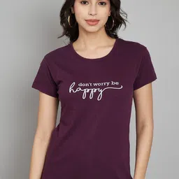 Trend Level Women Typography Printed T-shirt-picture-16