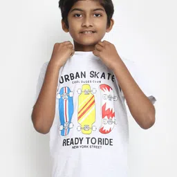 V-Mart Boys Graphic Printed Cotton T-shirt image 1