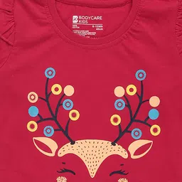 Bodycare Girls Graphic Printed Round Neck Cotton T-shirt-picture-43