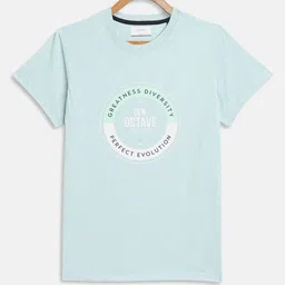 Octave Boys Blue Typography Printed T-shirt-picture-37