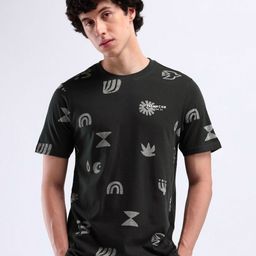 Flying Machine Men Printed T-shirt-picture-27