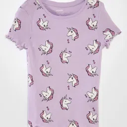 KIABI Girls Floral Printed T-shirt-image-75