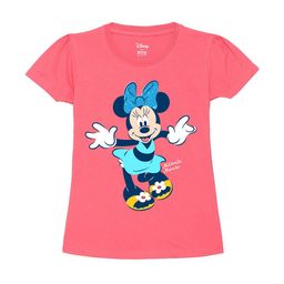 Wear Your Mind Girls Minnie Mouse Printed Pure Cotton T-shirt-picture-14