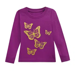a.t.u.n. A T U N Girls Purple Printed T-shirt-picture-42