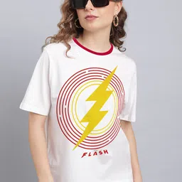 Free Authority Flash Printed High Quality Cotton T-Shirt-image-93