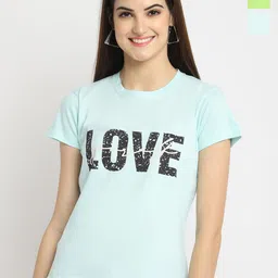 Fabflee Regular Fit Pack Of 3 Printed Round Neck Cotton T-shirt-picture-31