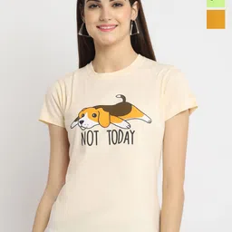 Fabflee Pack Of 3 Printed Cotton T-shirt image 1