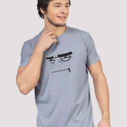 Greylongg Graphic Printed Round Neck Casual T-shirt-picture-37