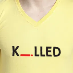 FBAR Typography Printed Cotton Slim Fit T-shirt image 2