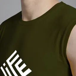 FBAR Typography Printed Round Neck Cotton Slim Fit T-shirt image 3