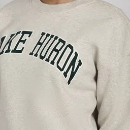 Rute Typography Printed Cotton Pullover Sweatshirt image 2