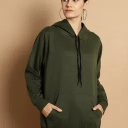 mack jonney VIMAL JONNEY Pack Of 2 Printed Fleece Longline Pullover Sweatshirt image 5