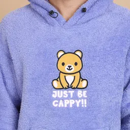 HIGHLANDER Graphic Printed Oversized Drop Shoulder Hooded Sweatshirt image 2