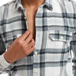 Banana Club Classic Slim Fit Tartan Checked Cotton Casual Shirt image 2