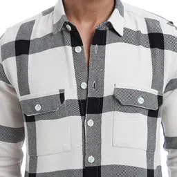 Banana Club Classic Slim Fit Tartan Checked Cotton Casual Shirt image 2