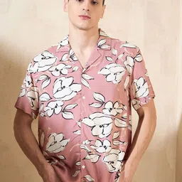 DENNISON Smart Block Printed Oversized Casual Shirt image 2