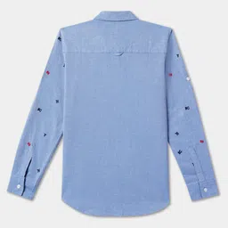 R&B Boys Conversational Printed Cotton Casual Shirt image 4